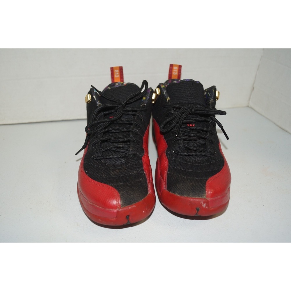 Air Jordan Retro 12 DH9695-001 Black Varsity Red Size 6.5Y